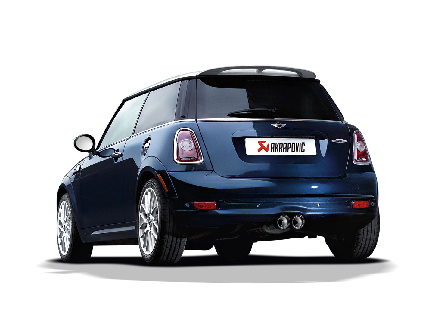 Akrapovic 07-14 MINI Cooper S (R56) / Cooper S Cabrio (R57) Evolution Line Cat Back (SS) w/ Carbon Tips