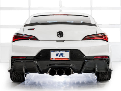 AWE Track Edition Exhaust for DE5 Integra Type-S - Triple Diamond Black Tips