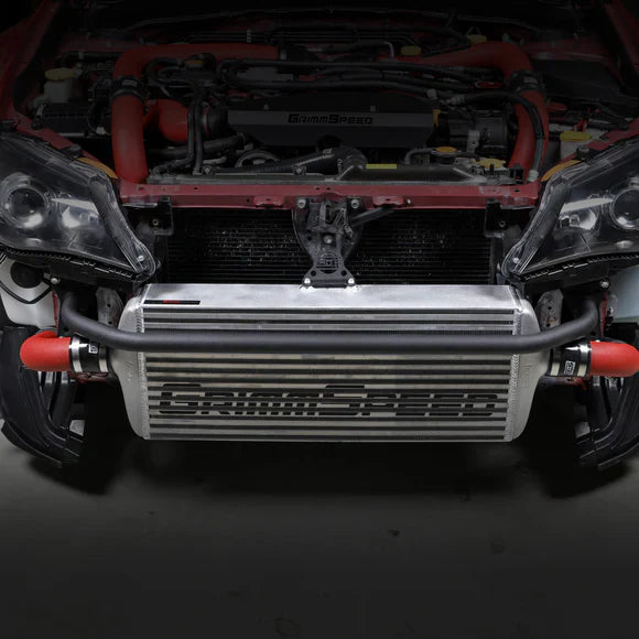 Grimmspeed Front Mount Intercooler Bumper Bar Black Coated For Subaru 08-14 WRX/STI