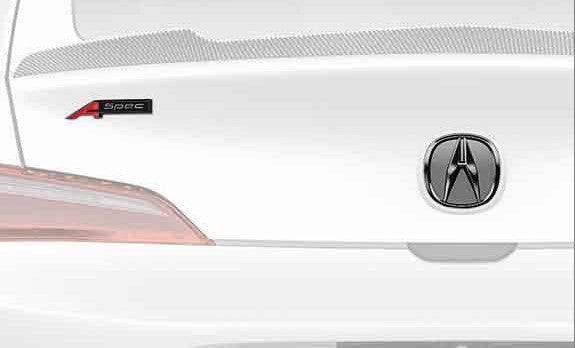 Genuine Acura 2023+ Integra Gloss Black A-Spec Emblem Set