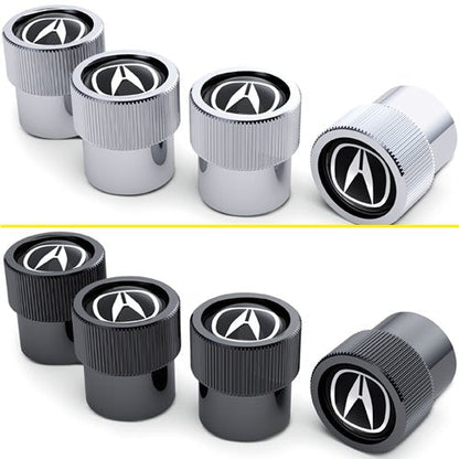 Genuine Acura Valve Stem Cap, Black A-Mark