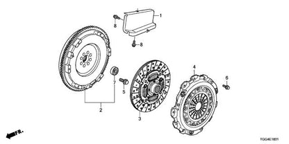 Genuine Honda 2017-2021 Honda Civic Type-R Flywheel 22100-5DE-013