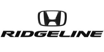 Genuine Honda 2017+ Ridgeline Exterior Emblem Kit, Rear H-Mark & Ridgeline
