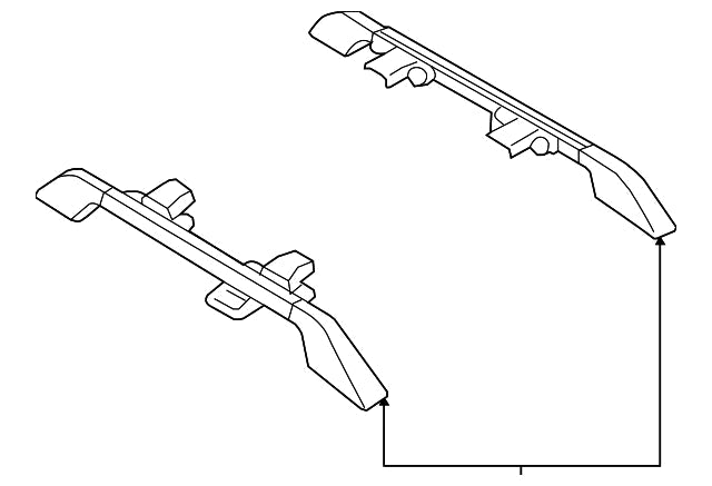 Genuine Honda 2017+ Ridgeline Roof Rails