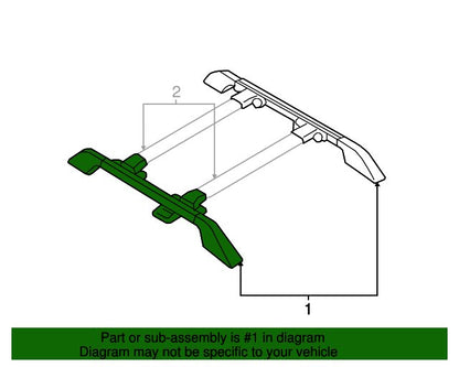 Genuine Honda 2017+ Ridgeline Roof Rails