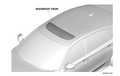 Genuine Honda 2022+ Civic Moonroof Visor Deflector