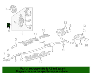 Genuine Honda Converter Stay (R) Bracket - Civic / Accord / CR-V