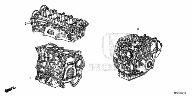 Genuine Honda Civic 1.5T General Cylinder Head Assembly