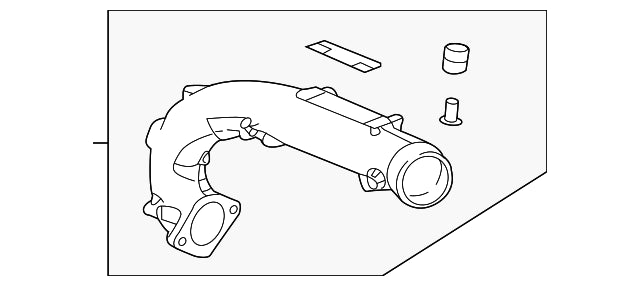 Genuine Honda 2017-2021 Civic Type-R FK8 Turbocharger Joint Inlet Pipe Assembly