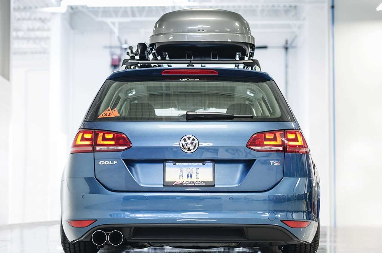 AWE Tuning VW MK7 Golf SportWagen Track Edition Exhaust with Diamond Black Tips (90mm)