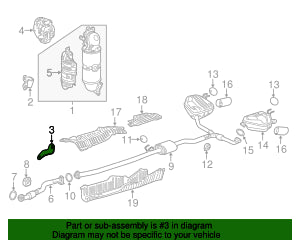 Honda Converter Stay (L) Bracket - Civic / Accord / CR-V