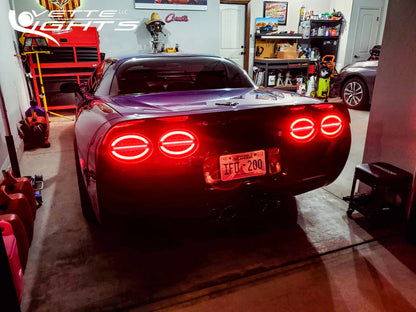 Corvette C5 G3 Laser LED Tail Light Assemblies