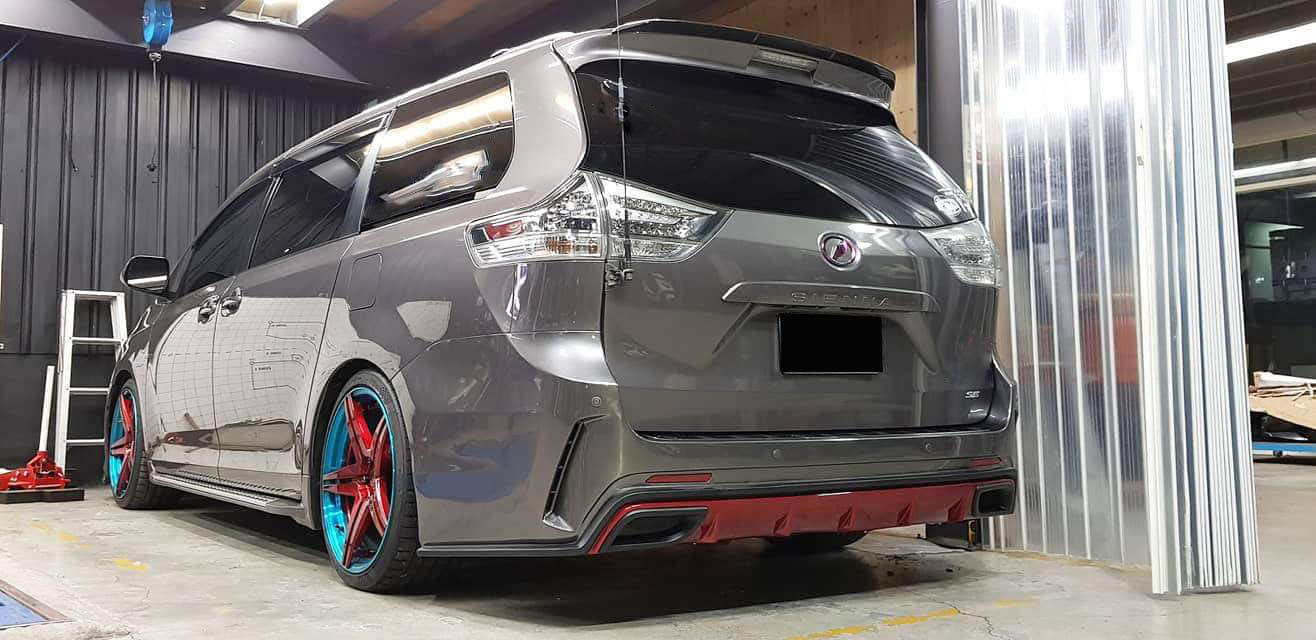 CityKruiser Rear Bumper For 2011-2020 Toyota Sienna