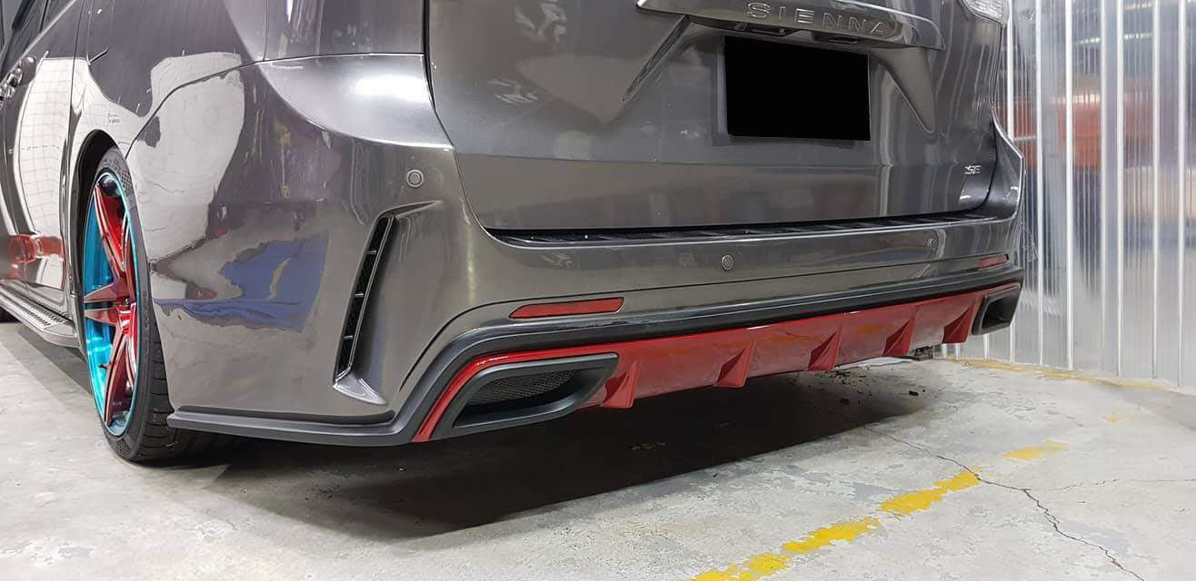 CityKruiser Rear Bumper For 2011-2020 Toyota Sienna