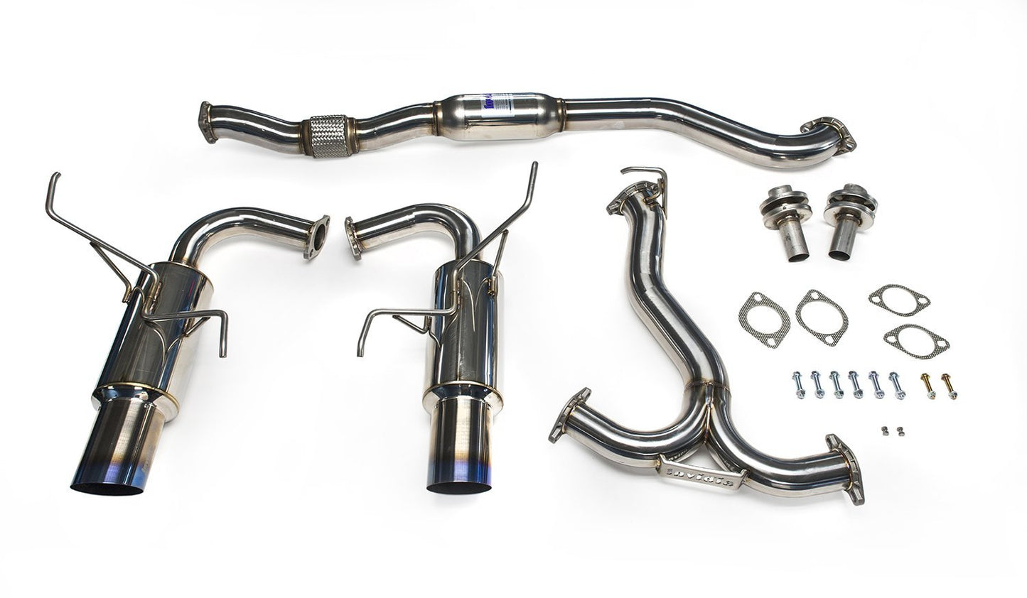 Invidia N1 Cat-Back Exhaust w/ Blue Titanium Tips | 2013-2021 BRZ/FR-S/86