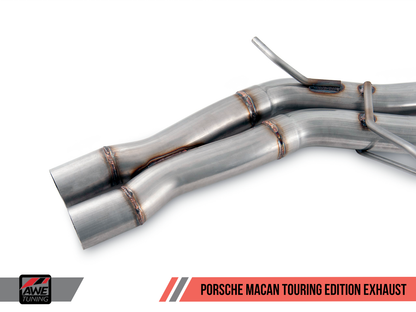 AWE Touring Edition Exhaust System for Porsche Macan S / GTS / Turbo - Diamond Black 102mm Tips