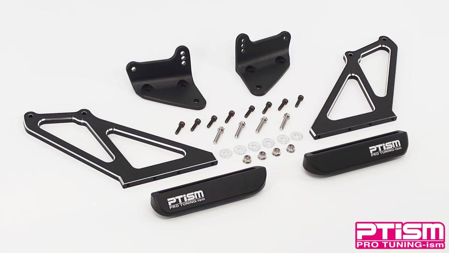 PTISM Adjustable Bracket (Aluminum) For 2023-2025 Honda Civic Type-R Spoiler (FL5)
