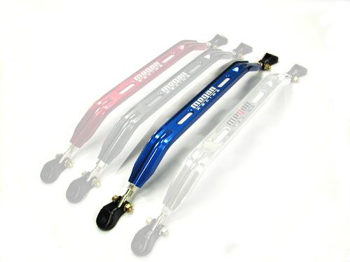 Megan Racing Front Lower Bar for Acura Integra 90-00 / Honda Civic 88-00 - Blue - MR-SB-HC88FL-B