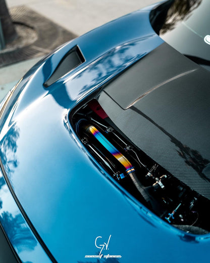 PLM Turbo Inlet Pipe Kit Stainless Burnt Blue - 2016+ FC Civic 1.5T