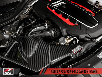 AWE S-FLO Carbon Intake for Audi C7 RS 6 / RS 7