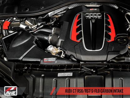 AWE S-FLO Carbon Intake for Audi C7 RS 6 / RS 7