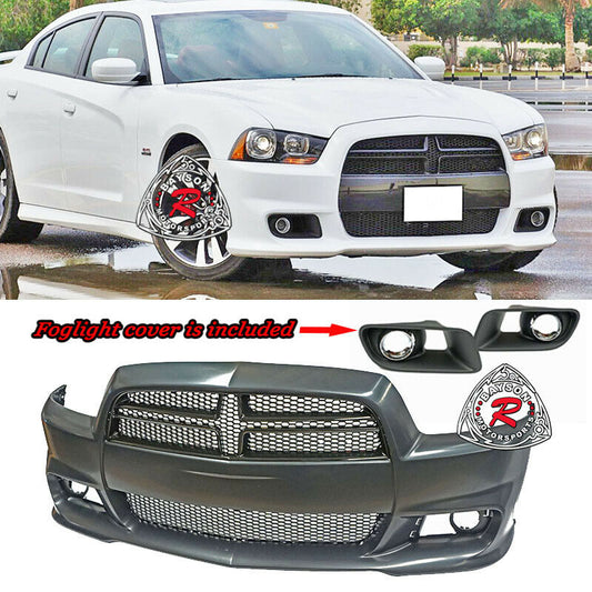 SRT8 Hellcat Style Front Bumper For 2011-2014 Dodge Charger