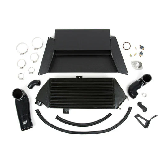 Grimmspeed Top Mount Intercooler Kit Inc. Splitter Thermal Dispersant Black For 05-09 LGT/OXT