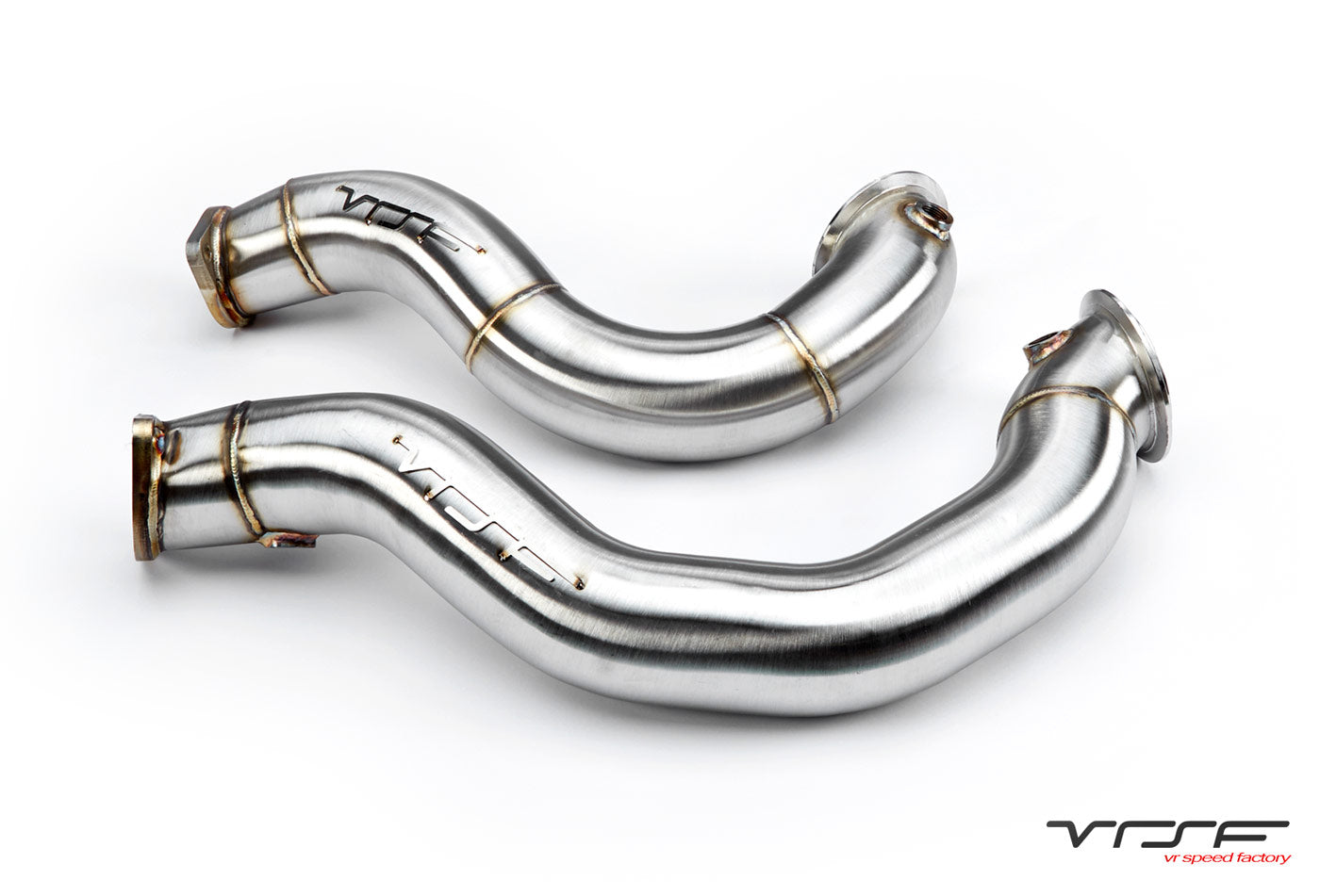 VRSF 3″ Cast Stainless Steel Catless Downpipes N54 V2 2007 – 2010 BMW 335i / 2008 – 2012 BMW 135i