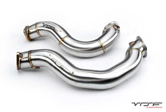 VRSF 3″ Cast Stainless Steel Catless Downpipes N54 V2 2007 – 2010 BMW 335i / 2008 – 2012 BMW 135i
