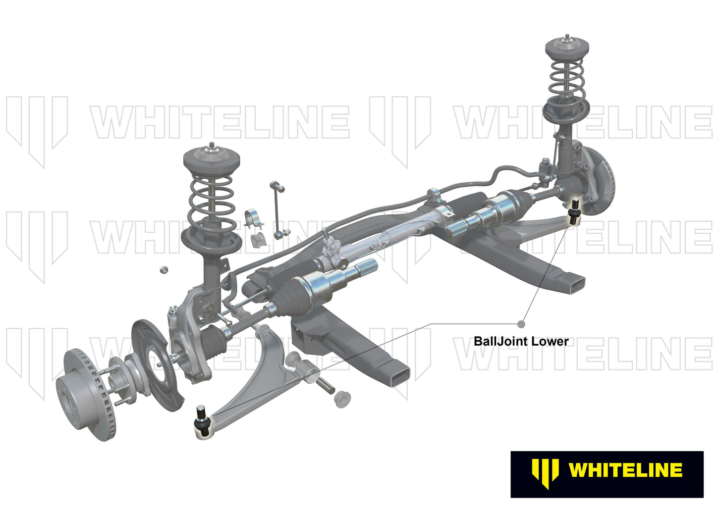 Whiteline 2017-2021 Honda Civic Type-R FK8 Lower Ball Joint Front Camber Adjuster Kit