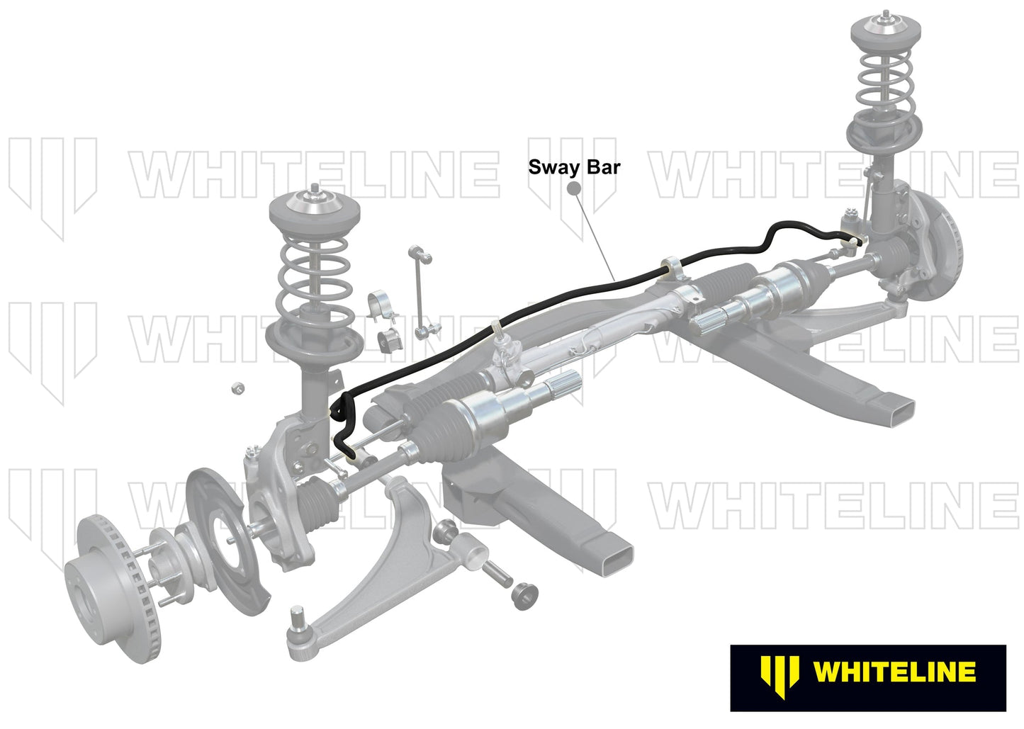 Whiteline 2016+ Honda Civic / Type-R FK8 Front 27mm Heavy Duty Adjustable Sway Bar