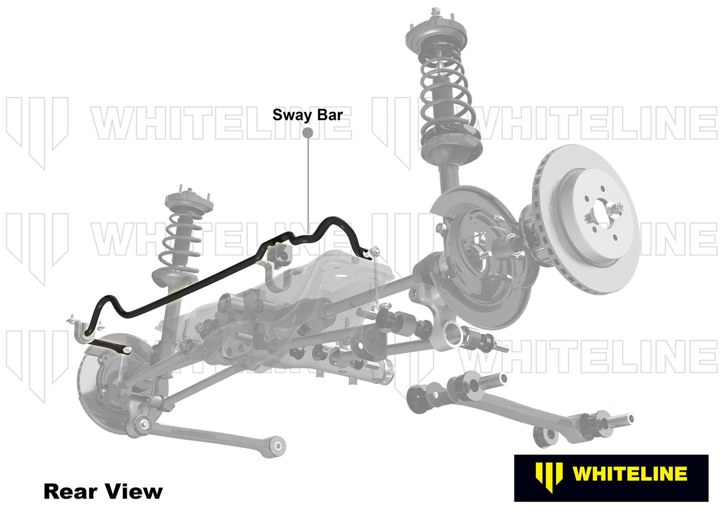 Whiteline 2016+ Honda Civic / Type-R FK8 Rear 22mm Heavy Duty Adjustable Sway Bar