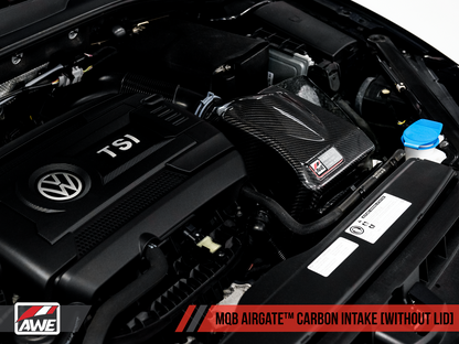 AWE AirGate™ Carbon Intake for Audi / VW MQB (1.8T / 2.0T) - Without Lid